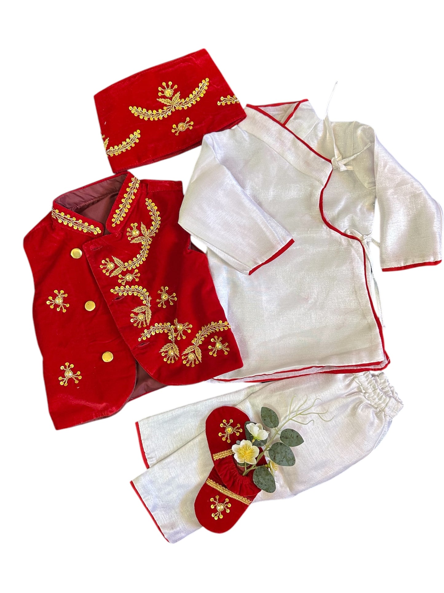 Mother and Son Matching Pasni Set