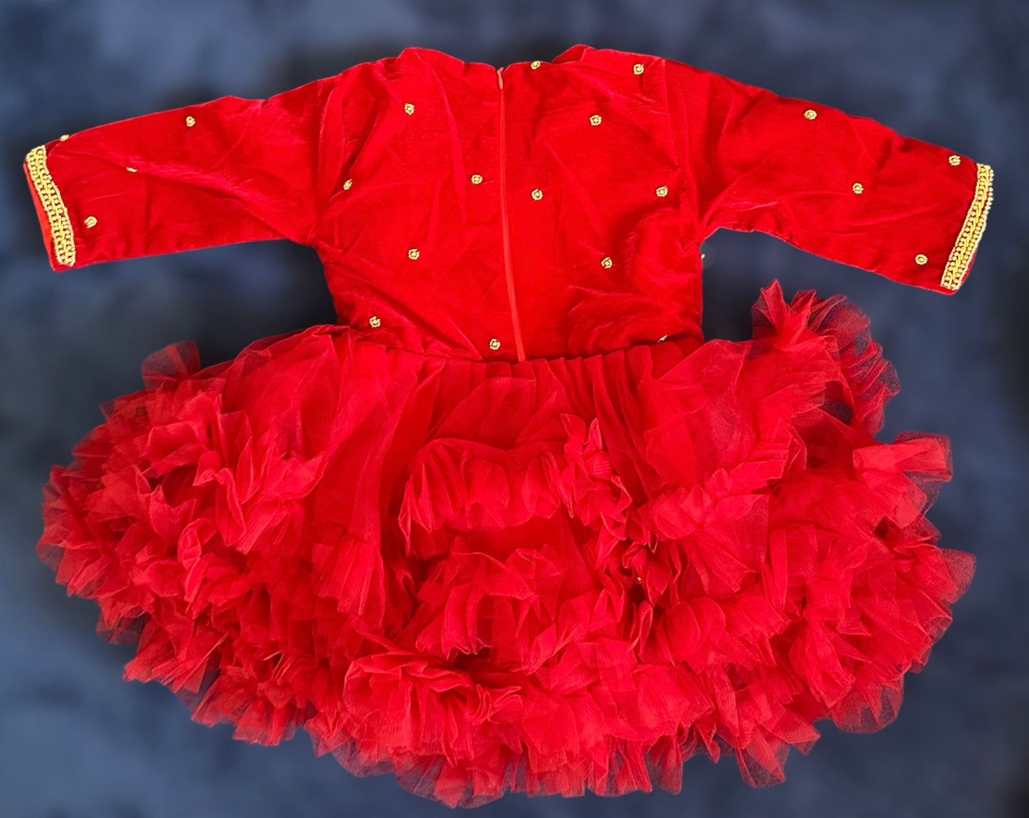 Annaprasan/ Pasni Red Dress