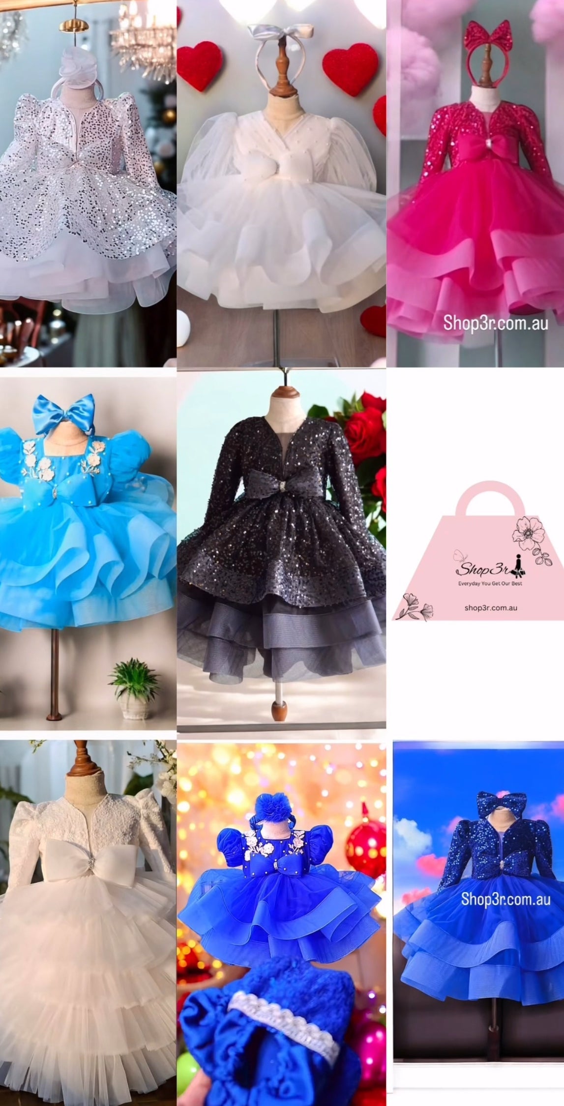 GIRLS PRINCESS BIRTHDAY DRESSES