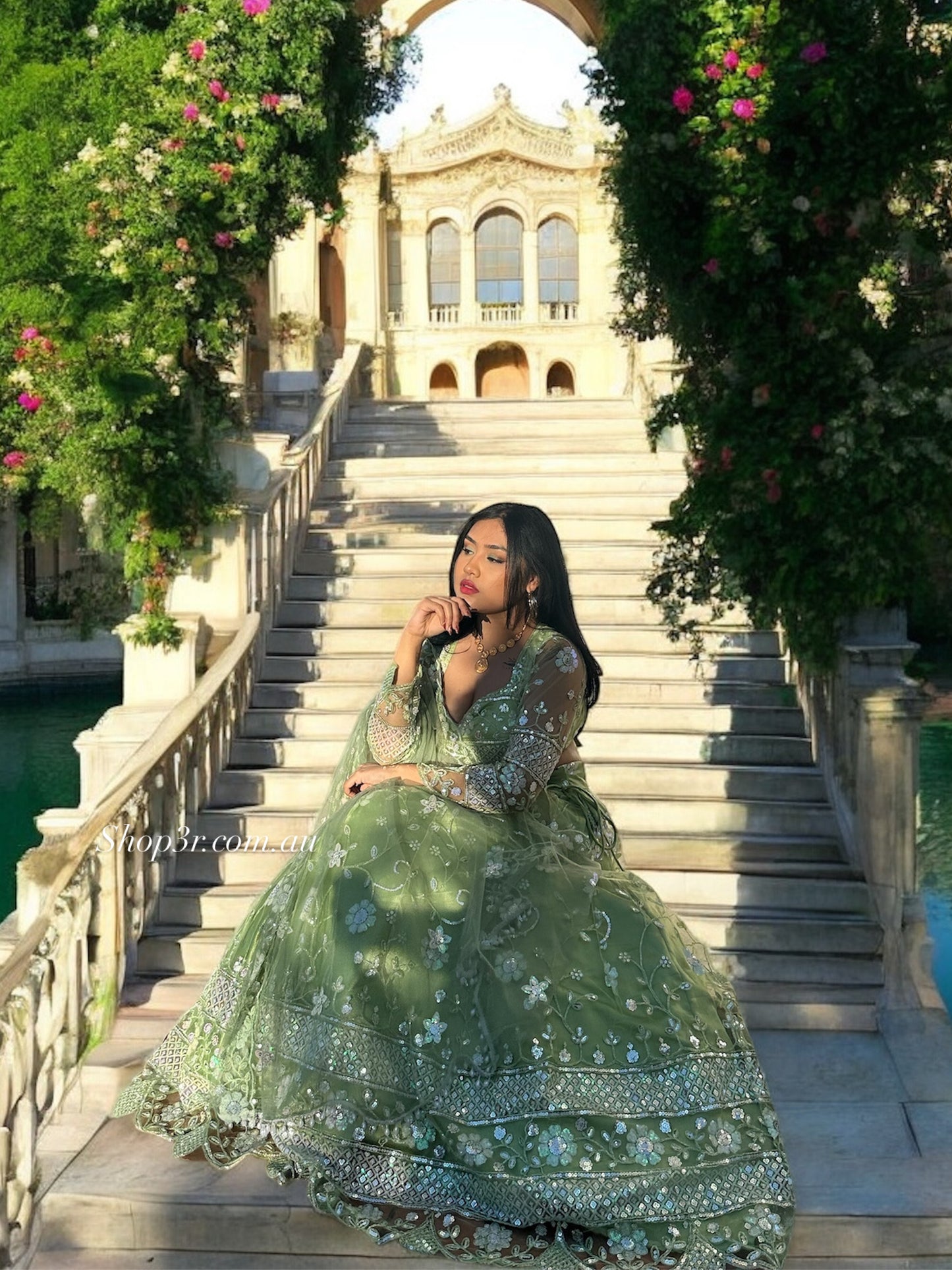 Pastel Green Lehenga Set | Wedding & Festive Wear