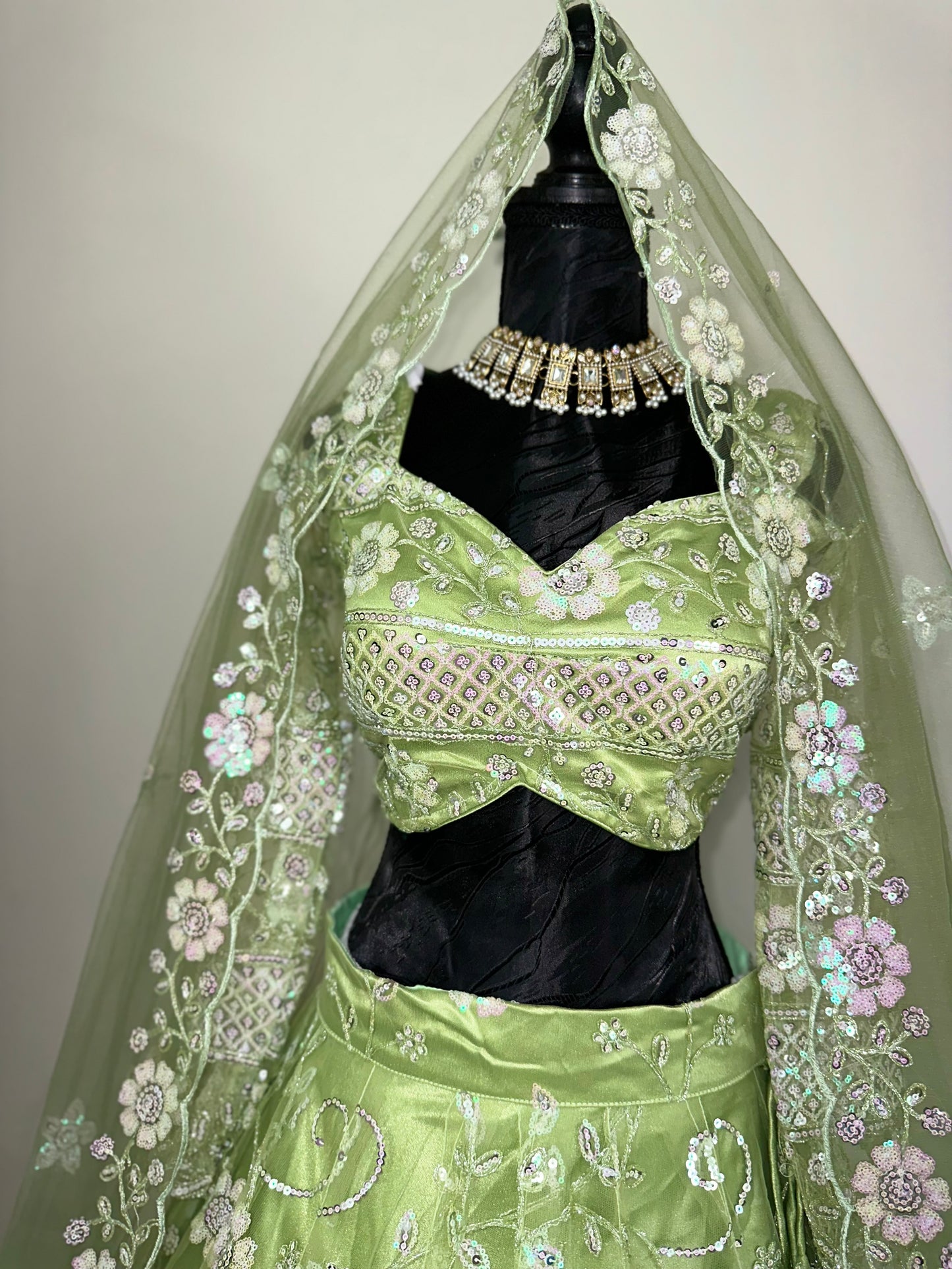 Pastel Green Lehenga Set | Wedding & Festive Wear