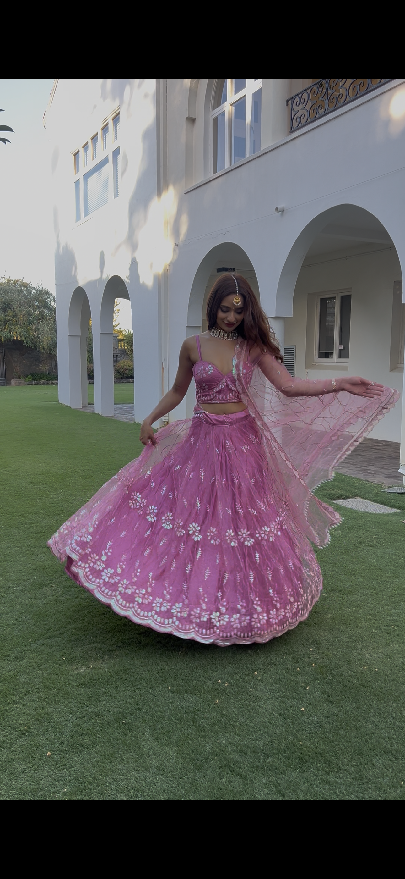 Rose Pink Lehenga Set