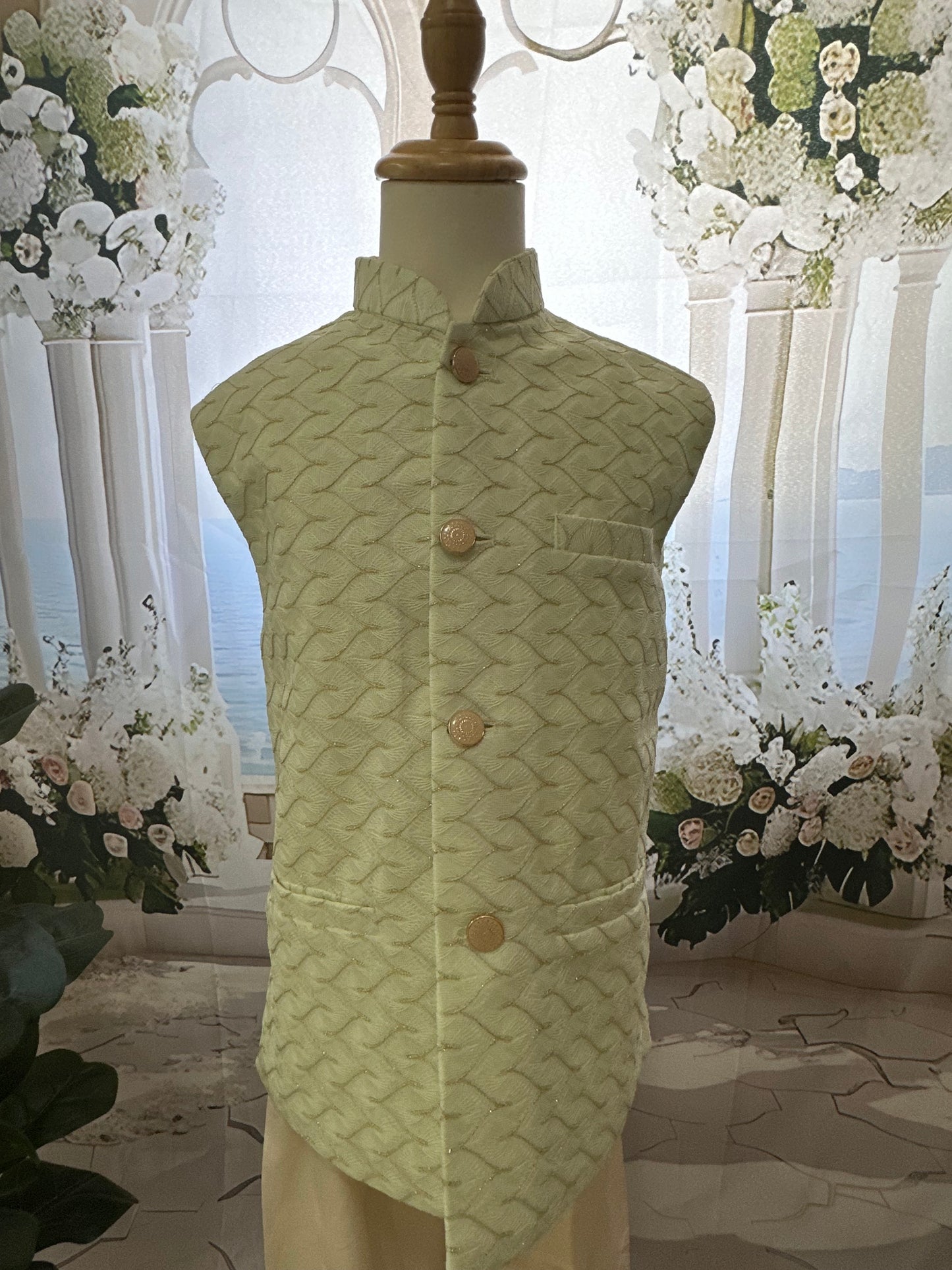 Boys Ethnic Waistcoat | Nehru Style Coat