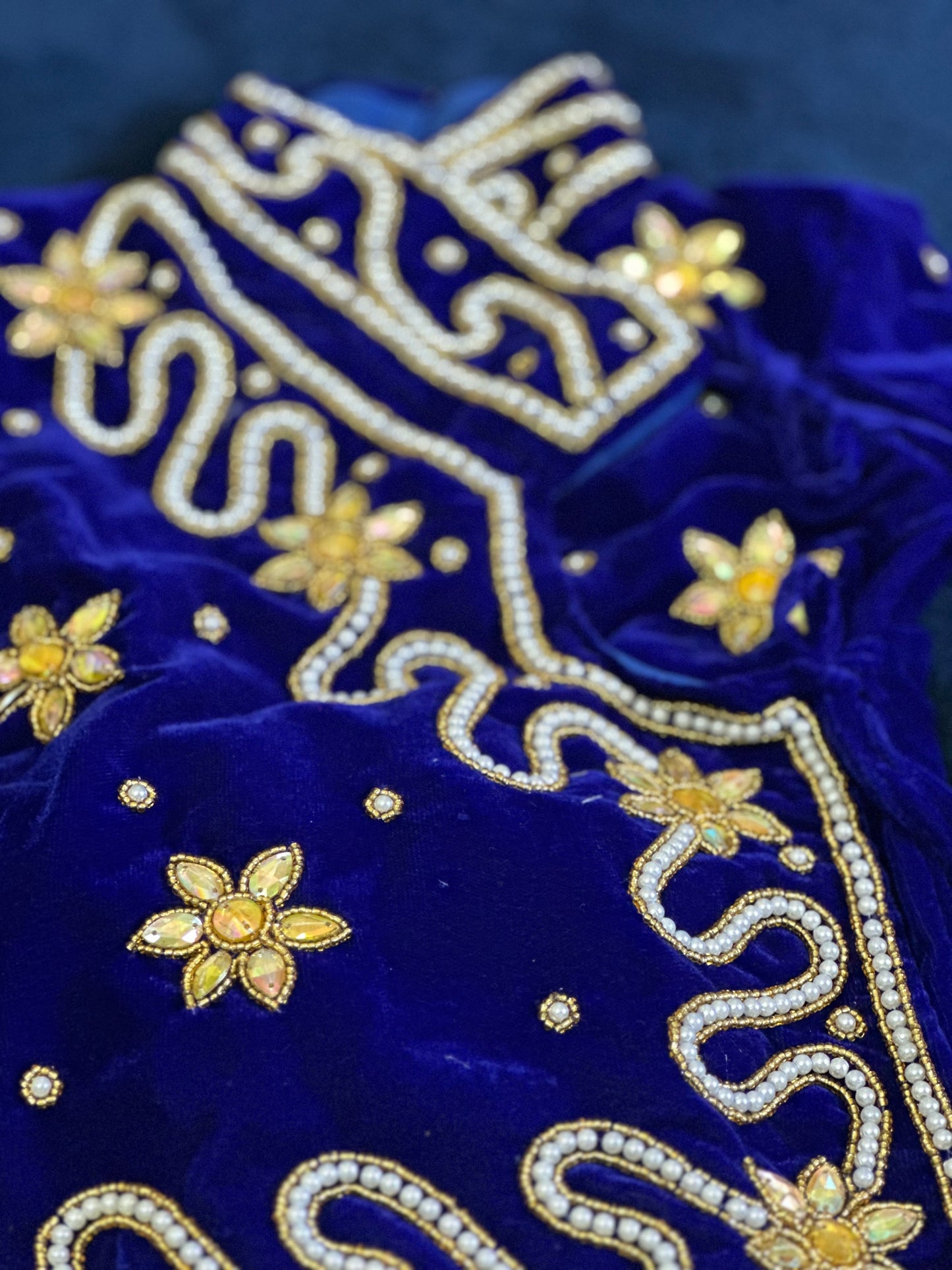 Boy Blue Velvet Pasni Wear