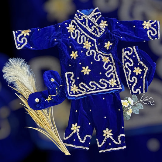 Boy Blue Velvet Pasni Wear