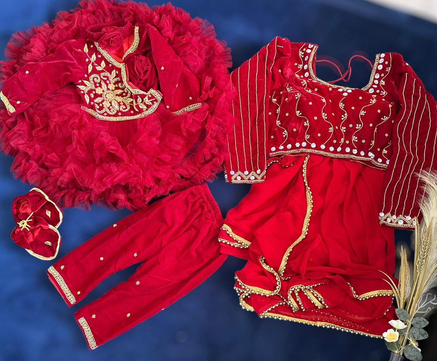 Matching mother and daughter outfit