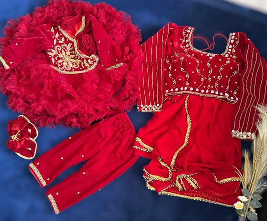 Matching mother and daughter outfit