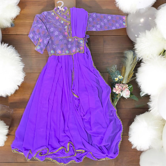 Dhaka Blouse and Saree Set