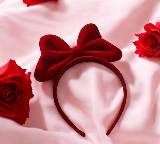 Soft Velvet Red Hairband